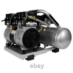 Air Compressor Silent Oil Free Electric Heavy Duty Induction Motor Compact 2 Gal