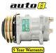 Air Conditioning Compressor replaces Sanden SD7H15 2A Pulley Horizontal O-Ring
