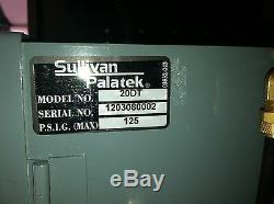 Americam Made 20hp Rotary Screw Air Compressor by Sullivan-Palatek