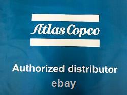 Atlas Copco 10 hp G7 rotary screw air compressor with 120 gallon tank