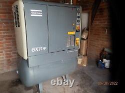 Atlas Copco Air Compressor GX11FF 15 HP Rotary Screw with Integrated Dryer