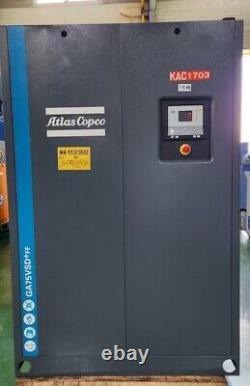Atlas copco air compressor GA75VSD+FF, 100HP compressor, Screw compressor