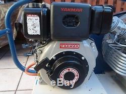 Bauer Dive Compressor Yanmar Diesel Breathing Air Scuba, Painball, Industrial