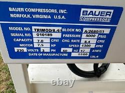 Bauer TRIMOD 8.4 High Pressure Breathing Air Compressor, Cascade & Fill Station