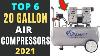 Best 20 Gallon Air Compressor 2021 Top 6 Picks