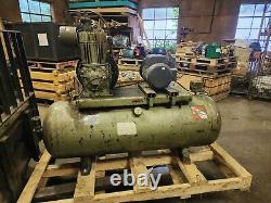 Binks / Quincy 5 hp. 1 ph. Air Compressor 80-Gal Tank 1968