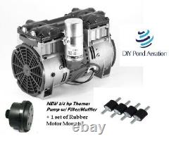 Brand New Thomas 2685PE40 3/4HP Lake Pond Aerator Aeration Compressor with Mounts