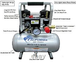 California Air Tools 1620S Ultra Quiet & Oil-Free Air Compressor NEW