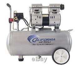 California Air Tools 8010 Quiet & Oil-free 1.0 Hp Steel Air compressor, 8 Gal