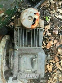 Cast Iron Air Compressor #1, with Pulley, located in Sebring Florida