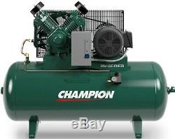 Champion Air Compressor Hrv10-12 10 HP 120 Gal Three Phase 460 Volt