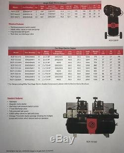 Chicago Pneumatic 20 HP Air Compressor Two Stage Electric Duplex Rcp-20123d