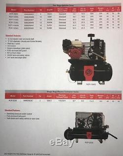 Chicago Pneumatic 20 HP Air Compressor Two Stage Electric Duplex Rcp-20123d