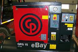 Chicago Pneumatic QRS 15HPTM NEW Rotary Screw Compressor With air dryer