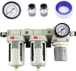 Comprehensive Pneumatic Tool Filter Regulator with Enhanced Air Quality Features