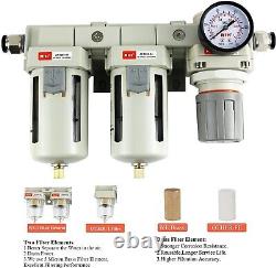 Comprehensive Pneumatic Tool Filter Regulator with Enhanced Air Quality Features