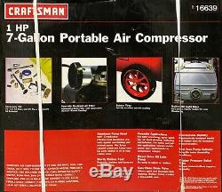 Craftsman 7 gal. 1 hp Horizontal Air Compressor