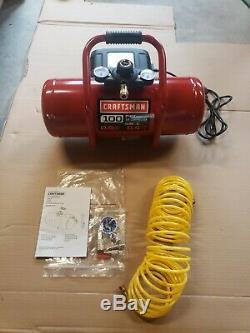 Craftsman Oil-Free 3 gal. Portable Horizontal Air Compressor with 7 pc. Accessy