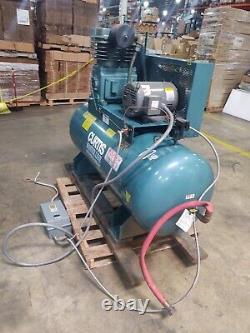 Curtis 10-HP 120-Gallon Two-Stage Air Compressor 230/460V 1760RPM Pre-Owned