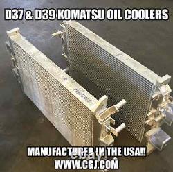 D37 & D39- PX21 Komatsu oil cooler hydraulic oil cooler MADE IN THE USA