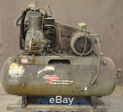 Dayton 3Z412 15HP Two-Stage Air Compressor 3-Ph 230/460V 120 Gallon Tank