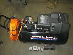 De Villbiss 6 H. P. 30 Gallon 230 volt Model GFTVC6030 Air Compresor (USA)