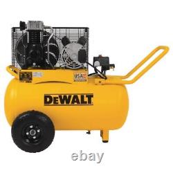 Dewalt Portable Air Compressors 20Gal. 200Psi Oil Lubed Belt Drive Horizontal