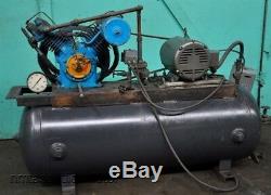 Dresser 5 HP Two-stage 80 Gallon Horizontal Air Compressor