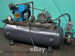 Dresser 5 HP Two-stage 80 Gallon Horizontal Air Compressor