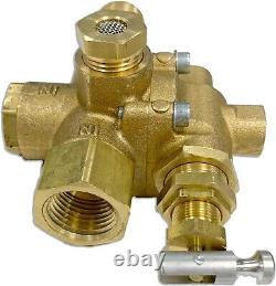 Durable Brass Air Compressor Pilot Check Valve for Quiet Operation & Efficiency