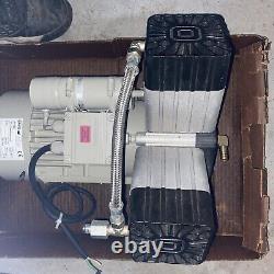 Ekom AV140 230 Volt 2 Cylinder Compressor Pump With Cooling Fan (Dental System)