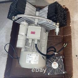 Ekom AV140 230 Volt 2 Cylinder Compressor Pump With Cooling Fan (Dental System)