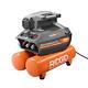 Electric Air Compressor Portable Quiet Power Cord Ergonomic 4.5 Gallon Tool Only