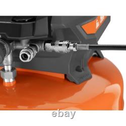 Electric Pancake Air Compressor Portable 150 PSI Max Durable 6 Gallon Orange