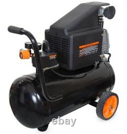 FREE SHIPPING WEN 6 Gallon Oil-Lubricated Portable Horizontal Air Compressor
