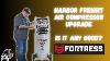 Fortress 26 Gallon Air Compressor Is It Really Quiet Harbor Freight Tool Review