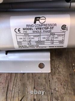 Fuji Electric VFC400P-5T Ring Compressor Blower Single Phase 110/230v AC