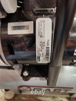 GAST 1/3 Hp Oil-Less Air Compressor 71R142-P077T-D300X, 100PSI SURPLUS