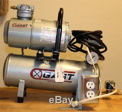 GAST 1HAB-11T-M100X 2-Gallon Compressed Air System