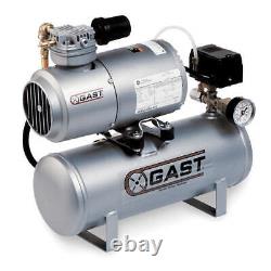 GAST 1LAA-251T-M100X Electric Air Compressor, 0.17 hp, 1 Stage 2CJH1