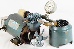 GAST M100X Air Compressor Vacuum Pump LEESON Electric Corp Oilless HVAC