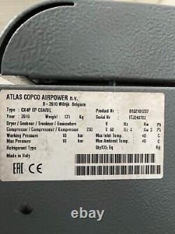 GX4 Atlas Copco 5 hp Three phase 230 Volt rotary screw air compressor