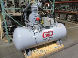Gardner Denver Reciprocating Compressor HPL15-25 15HP 460V 60Hz 120-Gallon Tank