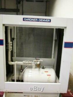 Gardner Denver Twistair Ewdqjb 50hp Rotary Screw Compressor 238 Cfm @ 100psig
