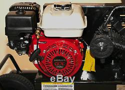 Gasoline Powered Air Compressor 6.5 HP Honda GX200 Engine 10 Gallon Tank