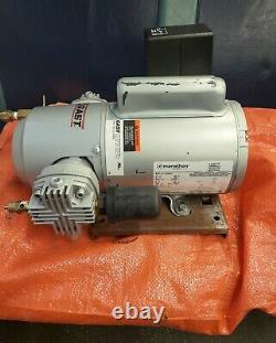 Gast 2 Cylinder Air Compressor 1/3HP 50 PSI Model 3LBA-32-M300AX With Switch