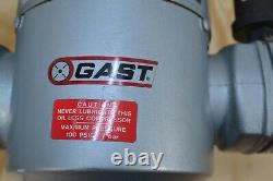 Gast 2 Cylinder Oil-less Air Compressor 3/4HP 100 PSI Model 5HCD-10D-M550GX