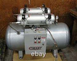 Gast Duplex Compressor 8HDM-30DTD-M853 2x 8HDM-10-M853 pumps, 60 gal REDUCED