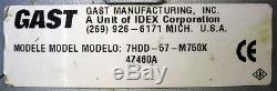 Gast Manufacturing 7HDD-57-M750X Piston Air Compressor