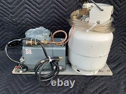 Gast vacuum pump mini laboratory desk top air compressor laser sonics quincy